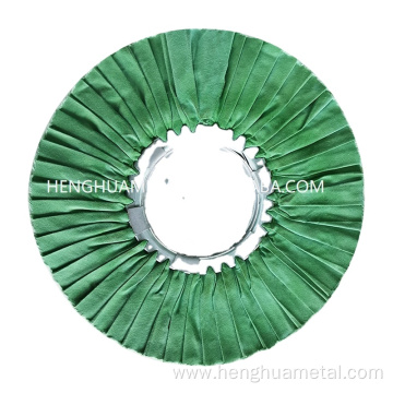 HARDWARE POLISHING Fold Green Air Buf Wheel